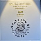 Slovenia.  AD 2008. Mint set. 6,88 Euro