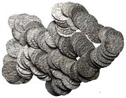 Lot of 100 silver middle age Bulgarian Denari / SOLD AS SEEN, NO RETURN!very fine