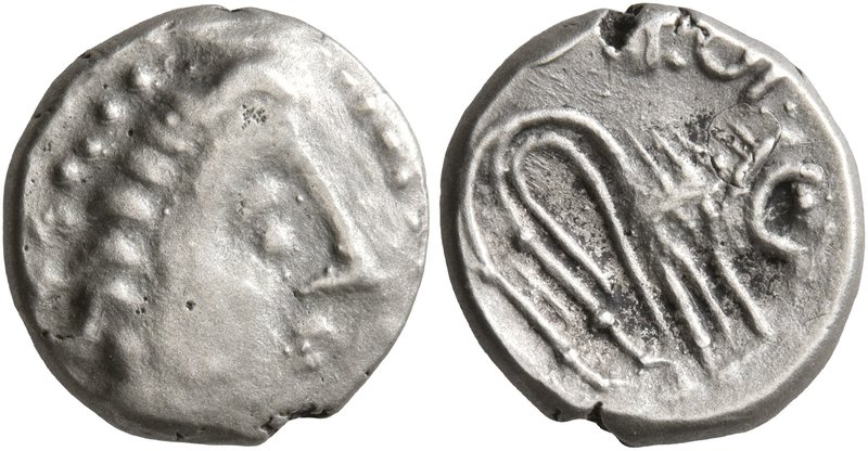CELTIC, Southern Gaul. Insubres. 2nd century BC. Tetrobol (Silver, 12 mm, 2.08 g...