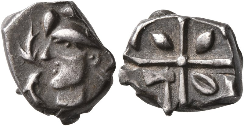 CELTIC, Southern Gaul. Volcae-Tectosages. 2nd century BC. Drachm (Silver, 15 mm,...