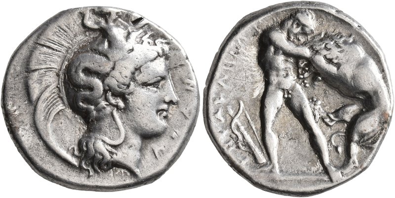 LUCANIA. Herakleia. Circa 390-340 BC. Didrachm or Nomos (Silver, 21 mm, 7.80 g, ...