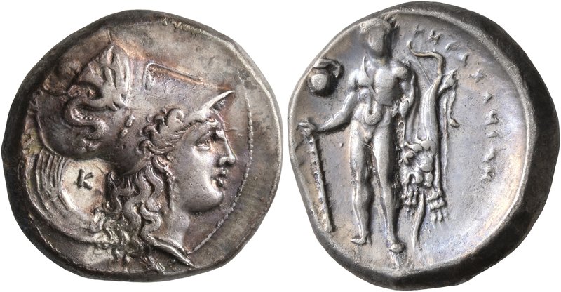 LUCANIA. Herakleia. Circa 330/25-281 BC. Didrachm or Nomos (Silver, 22 mm, 7.86 ...