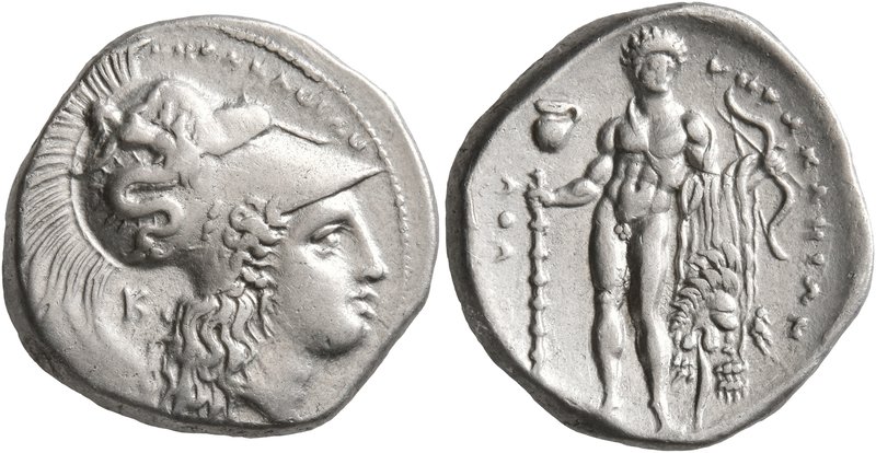 LUCANIA. Herakleia. Circa 330/25-281 BC. Didrachm or Nomos (Silver, 21 mm, 7.91 ...