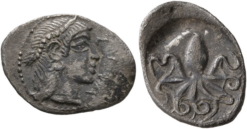 SICILY. Syracuse. Second Democracy, 466-405 BC. Litra (Silver, 14 mm, 0.77 g, 10...