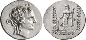 ISLANDS OFF THRACE, Thasos. Circa 148-90/80 BC. Tetradrachm (Silver, 34 mm, 16.87 g, 11 h). Head of Dionysos to right, wearing ivy wreath and taenia. ...