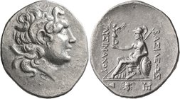 KINGS OF THRACE. Lysimachos, 305-281 BC. Tetradrachm (Silver, 33 mm, 16.35 g, 1 h), Tenedos, circa 220-180. Diademed head of Alexander the Great to ri...