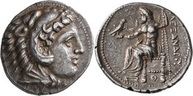 KINGS OF MACEDON. Alexander III ‘the Great’, 336-323 BC. Tetradrachm (Silver, 27 mm, 17.26 g, 1 h), Pella, struck under Antipater or Polyperchon, circ...