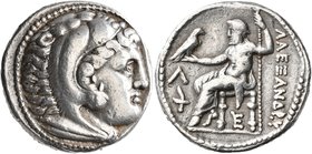 KINGS OF MACEDON. Alexander III ‘the Great’, 336-323 BC. Tetradrachm (Silver, 26 mm, 17.14 g, 10 h), Amphipolis, struck under Kassander, circa 307-297...