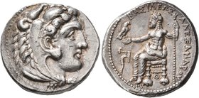 KINGS OF MACEDON. Alexander III ‘the Great’, 336-323 BC. Tetradrachm (Silver, 27 mm, 17.16 g, 12 h), Tarsos, struck under Menes or Philotas, circa 327...