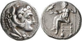 KINGS OF MACEDON. Alexander III ‘the Great’, 336-323 BC. Tetradrachm (Silver, 23 mm, 17.17 g, 5 h), Tyre, struck under Menon or Menes, circa 332/1-328...