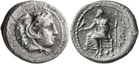 KINGS OF MACEDON. Alexander III ‘the Great’, 336-323 BC. Hemidrachm (Silver, 13 mm, 1.87 g, 12 h), Ake, circa 330-327. Head of Herakles to right, wear...