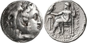 KINGS OF MACEDON. Alexander III ‘the Great’, 336-323 BC. Tetradrachm (Silver, 25 mm, 17.09 g, 10 h), Babylon II, struck under Seleukos I, circa 311-30...