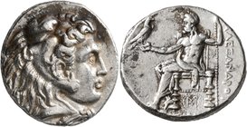 KINGS OF MACEDON. Alexander III ‘the Great’, 336-323 BC. Tetradrachm (Silver, 26 mm, 17.16 g, 3 h), Babylon, struck under Peithon, circa 315-311. Head...