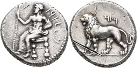 PERSIA, Alexandrine Empire. Mazaios, satrap of Babylon, circa 331-328 BC. Double Shekel (Silver, 25 mm, 17.17 g, 10 h), Babylon. &#67649;&#67663;&#676...