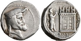 KINGS OF PERSIS. Oborzos (Vabharz), early-mid 2nd century BC. Drachm (Silver, 17 mm, 4.24 g, 10 h), Istakhr (Persepolis). Head of Vabharz with luxuria...