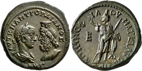 MOESIA INFERIOR. Marcianopolis. Gordian III, 238-244. Pentassarion (Bronze, 28 mm, 14.10 g, 7 h), Tullius Menophilus, consular legate. Μ ΑΝΤ ΓΟΡΔΙΑΝΟC...
