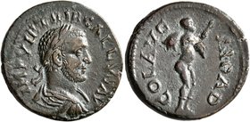 TROAS. Alexandria Troas. Trebonianus Gallus, 251-253. 'As' (Bronze, 23 mm, 6.41 g, 6 h). IMP VIB TREB GALLVS AV Laureate, draped and cuirassed bust of...