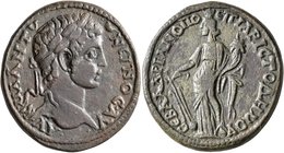 PHRYGIA. Hadrianopolis-Sebaste. Caracalla, 198-217. Pentassarion (Bronze, 32 mm, 24.61 g, 6 h), Aristodemos, magistrate. •AY•K•MA•ANT Ω-Ω NЄINOC•AY (s...