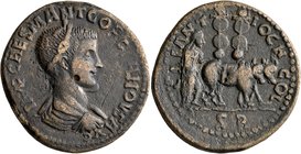 PISIDIA. Antiochia. Gordian III, 238-244. 'Sestertius' (Bronze, 35 mm, 24.32 g, 6 h). IMP CAES M ANT GORDIANVS AVG Laureate, draped and cuirassed bust...