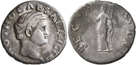Otho, 69. Denarius (Silver, 17 mm, 2.96 g, 6 h), Rome, 15 January-16 April 69. [IMP] M OTHO CAESAR AVG TR P Bare head of Otho to right. Rev. SECV[RIT]...