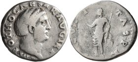 Otho, 69. Denarius (Silver, 19 mm, 3.06 g, 7 h), Rome, 15 January-16 April 69. [IMP] M OTHO CAESAR AVG TR P Bare head of Otho to right. Rev. [SE]CVRIT...