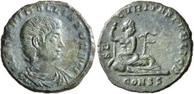 Hannibalianus, Rex Regum, 335-337. Follis (Bronze, 16 mm, 1.57 g, 12 h), Constantinopolis, 336-337. FL HANNIBALLIANO REGI Bare-headed, draped and cuir...