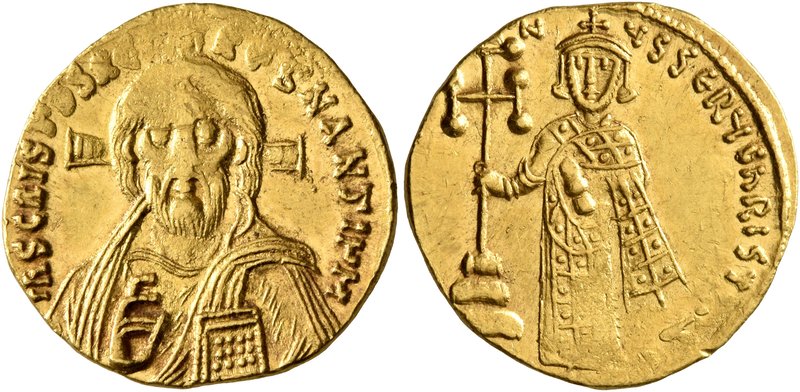 Justinian II, first reign, 685-695. Solidus (Gold, 19 mm, 4.47 g, 7 h), Constant...