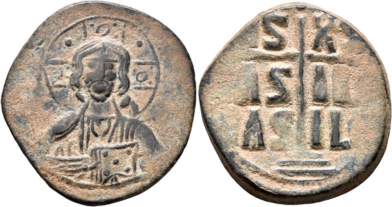 Anonymous Folles, time of Romanus III, circa 1028-1034. Follis (Bronze, 30 mm, 9...