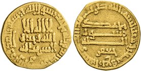 ISLAMIC, 'Abbasid Caliphate. temp. Al-Rashid, AH 170-193 / AD 786-809. Dinar (Gold, 18 mm, 3.94 g, 10 h), citing Ja'far ibn Yahya Barmaki, Misr, AH 18...