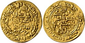 ISLAMIC, Arabia. Ziyadids. Ishaq ibn Ibrahim, AH 343-362 / AD 955-973. Dinar (Gold, 26 mm, 2.44 g, 7 h), Zabid, AH 349 = AD 960/1. Album 1070. SICA X,...