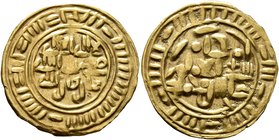 ISLAMIC, Arabia. Sulayhids. 'Ali ibn Muhammad, AH 439-473 / AD 1047-1081. Dinar (Gold, 19 mm, 2.16 g, 4 h), Zabid, blundered date. SICA X, 149. Good v...