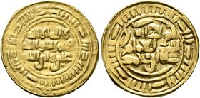 ISLAMIC, Arabia. Sulayhids. 'Ali ibn Muhammad, AH 439-473 / AD 1047-1081. Dinar (Gold, 19 mm, 2.30 g, 6 h), Zabid, blundered date. SICA X, 149. Very f...