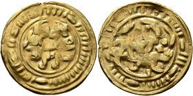 ISLAMIC, Arabia. Sulayhids. 'Ali ibn Muhammad, AH 439-473 / AD 1047-1081. Dinar (Gold, 20 mm, 2.31 g, 1 h), local issue imitating a dinar of Ali ibn M...