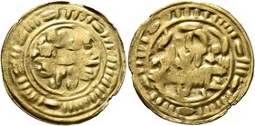 ISLAMIC, Arabia. Sulayhids. 'Ali ibn Muhammad, AH 439-473 / AD 1047-1081. Dinar (Gold, 20 mm, 2.29 g, 3 h), local issue imitating a dinar of Ali ibn M...
