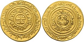 ISLAMIC, Fatimids. al-Amir bi-Ahkam Allah, AH 495-524 / AD 1101-1130. Dinar (Gold, 20 mm, 3.55 g, 5 h), Misr, AH 510 = AD 1116/7. Album 729. Nicol 253...
