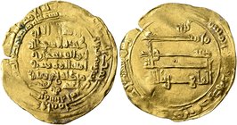 ISLAMIC, Persia (Pre-Seljuq). Ziyarids. Mardawij, AH 315-323 / AD 927-935. Dinar (Gold, 25 mm, 4.00 g, 5 h), citing the caliph al-Qahir, the heir appa...