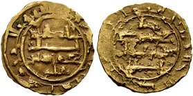 ISLAMIC, Persia (Pre-Seljuq). Saffarids. 'Amr ibn Khalaf, circa AH 360-370 / AD 970-980. 1/4 Dinar (Gold, 12 mm, 0.92 g, 2 h), Sijistan, no date. Albu...