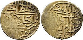 ISLAMIC, Ottoman Empire. Salim I Yavuz ('the Grim'), AH 918-926 / AD 1512-1520. Ashrafi (Gold, 19 mm, 3.32 g, 8 h), Misr, AH 923 = AD 1517. Pere -. Su...