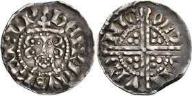 BRITISH, Plantagenet. Henry II, 1154-1189. Penny (Silver, 19 mm, 1.35 g), Long cross type, Nicholas de St. Albans, moneyer. London, circa 1251/2. hЄNR...