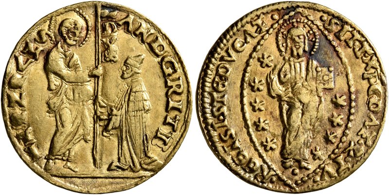 ITALY. Venezia (Venice). Andrea Gritti, 1523-1538. Ducat (Gold, 21 mm, 3.47 g, 1...