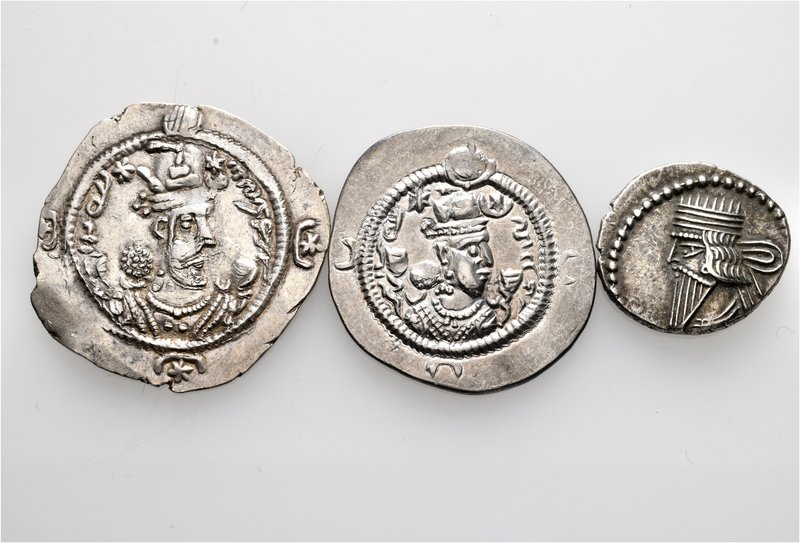 A lot containing 3 silver coins. All: Oriental Greek. Very fine to extremely fin...