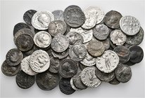 A lot containing 60 silver coins. Includes: Celtic, Roman Imperatorial and Roman Imperial. Fine to very fine. LOT SOLD AS IS, NO RETURNS. 60 coins in ...