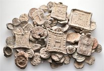 A lot containing 70 lead seals and weights. Greek, Roman and Byzantine. Fine to very fine. LOT SOLD AS IS, NO RETURNS. 70 items in lot.