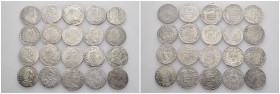 A lot containing 20 silver coins. All: Italy. Very fine to good very fine. LOT SOLD AS IS, NO RETURNS. 20 coins in lot.