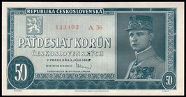 Czechoslovakia 50 Korun 1948

P# 66s; UNC