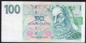 Czech Republic 100 Korun 1993 Series "Z" Very Rare

P# 5r; # Z 01 129121; Replacement Series