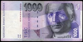 Slovakia 1000 Korun 1995

P# 24b; #G 50545459