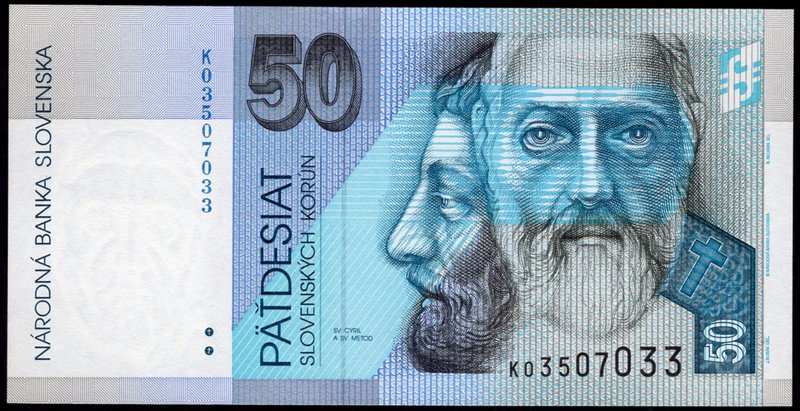 Slovakia 50 Korun 2002

P# 21d; # K 03507033; UNC