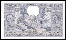 Belgium 100 Francs 1942

P# 107; XF