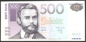 Estonia 500 Krooni 2000 Rare

P# 83; № BS 0011855; UNC-; RARE!